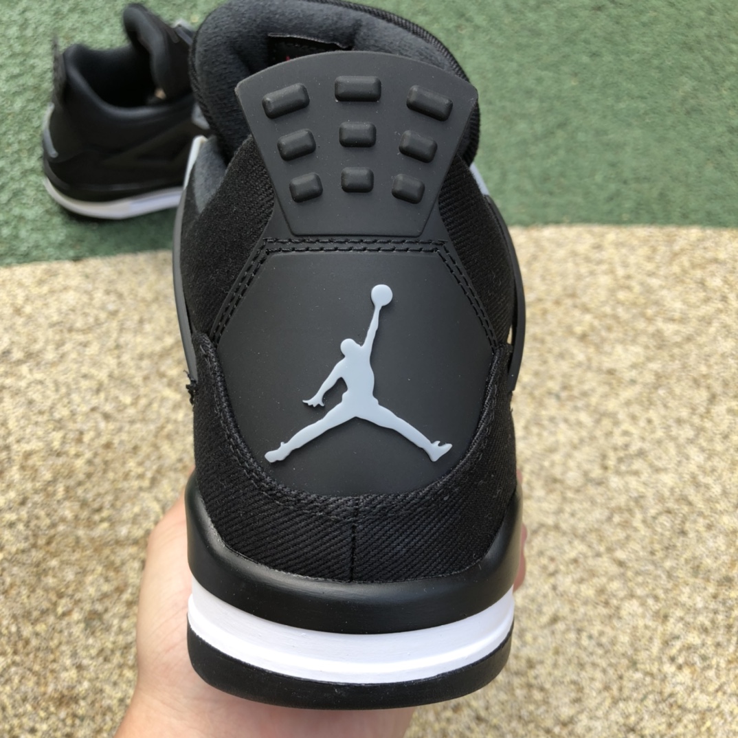 480 Air Jordan 4 “Black Canvas”黑猫2.0 黑色帆布 DH7138-006
