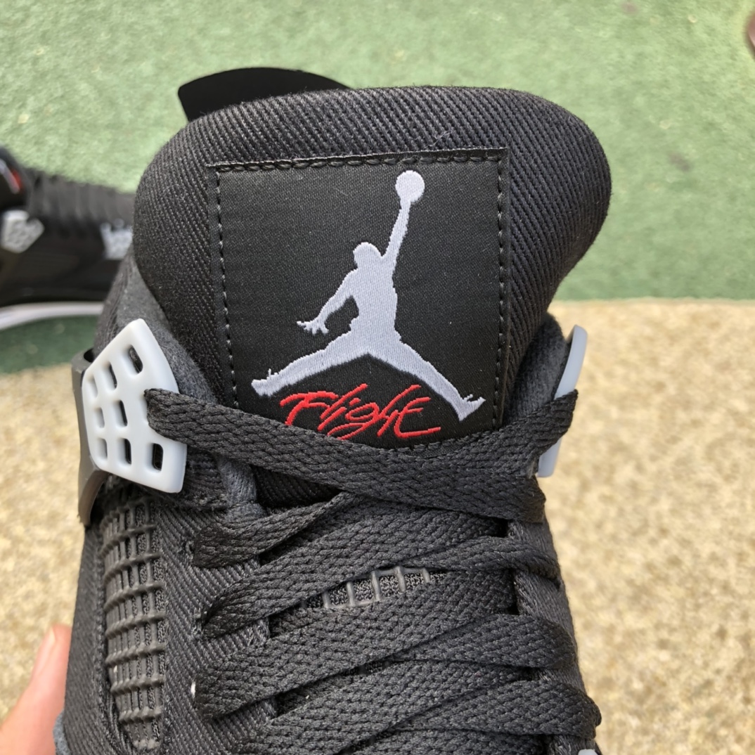 480 Air Jordan 4 “Black Canvas”黑猫2.0 黑色帆布 DH7138-006