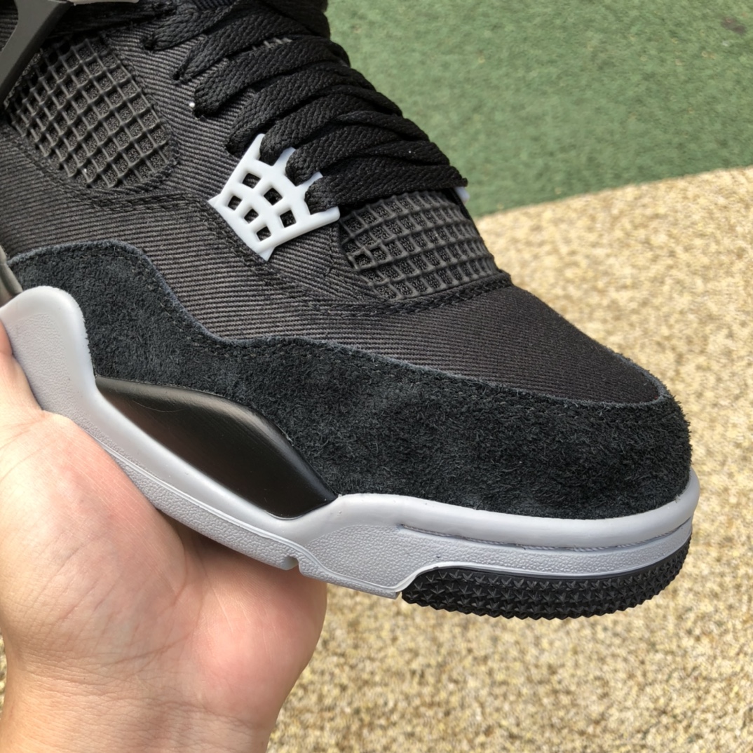 480 Air Jordan 4 “Black Canvas”黑猫2.0 黑色帆布 DH7138-006