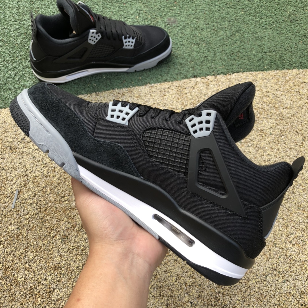 480 Air Jordan 4 “Black Canvas”黑猫2.0 黑色帆布 DH7138-006