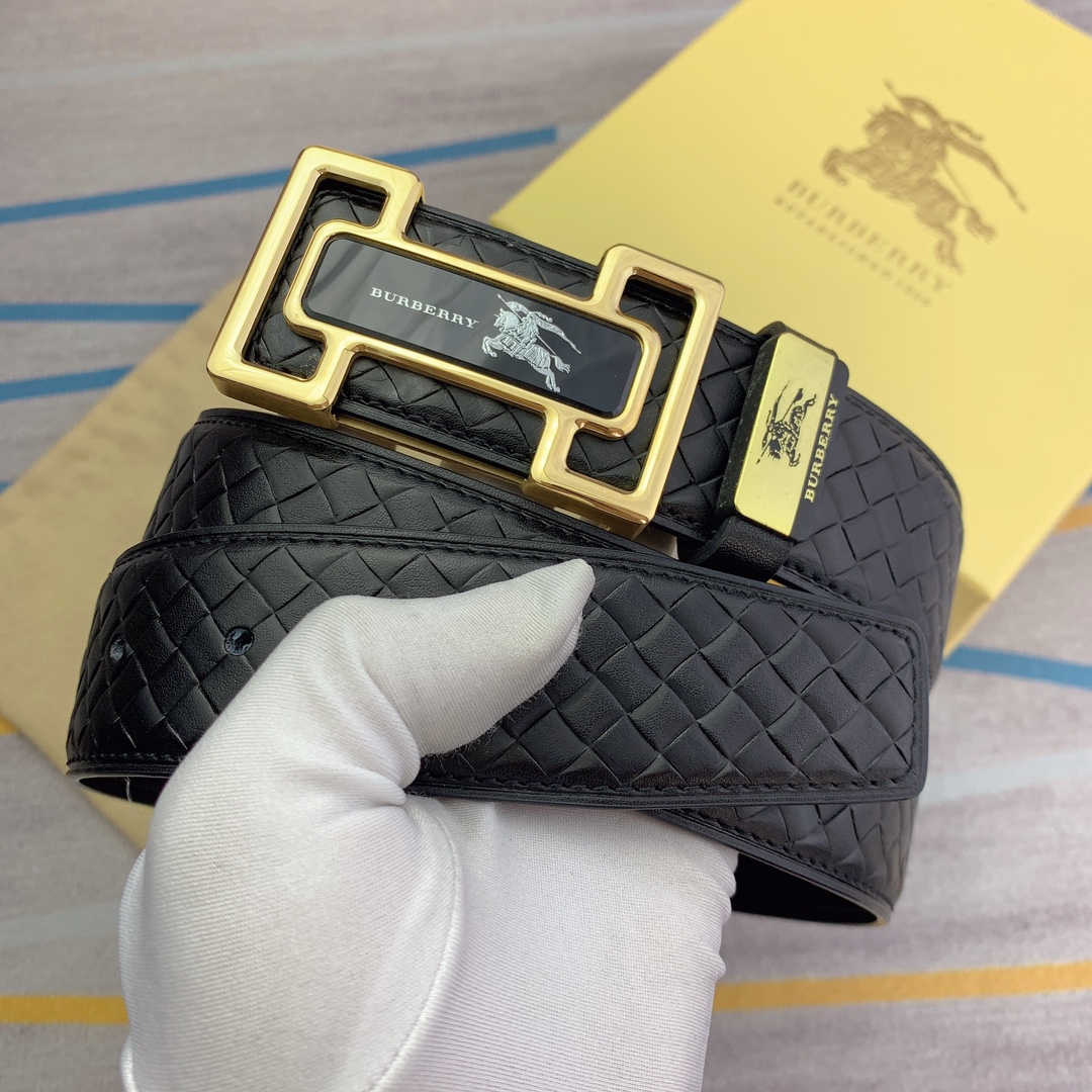 品名巴宝莉原单材质原单牛皮腰带百分百