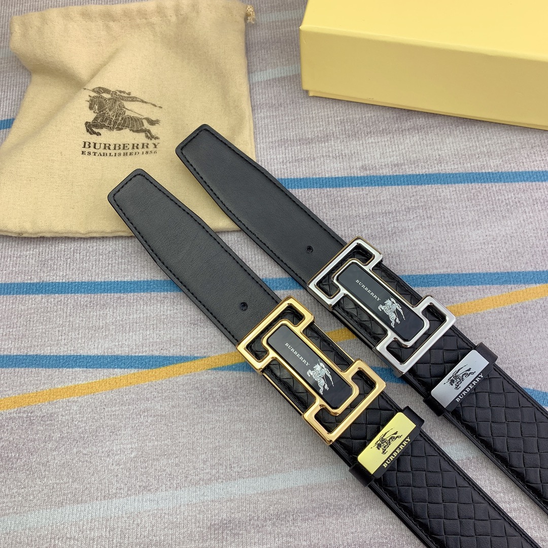 品名巴宝莉原单材质原单牛皮腰带百分百
