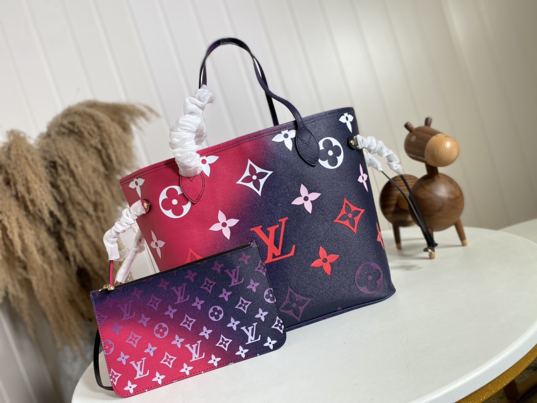 Louis Vuitton LV Neverfull Bags Handbags Replcia Cheap From China
 Red Printing Monogram Canvas Spring Collection M20511