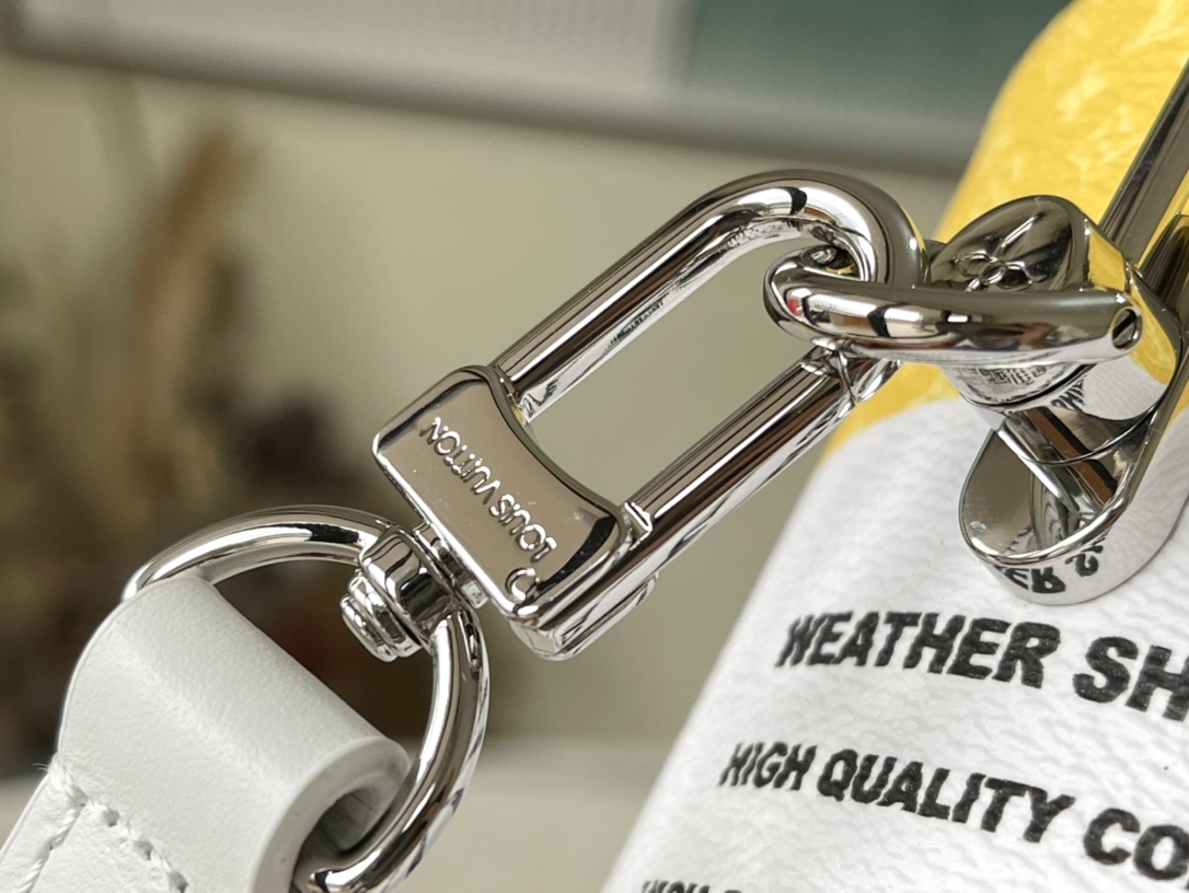 Top-grade Original M81593 Yellow Paint Can Bag features a metal handle - Bag 6