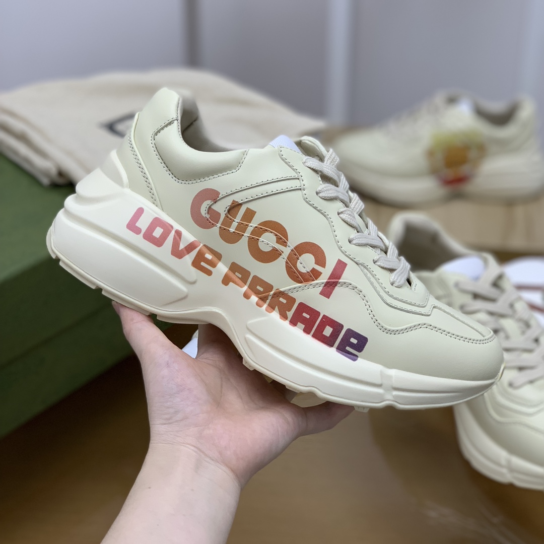Gucci古驰 【新款G家高版本】男女款复古运动鞋