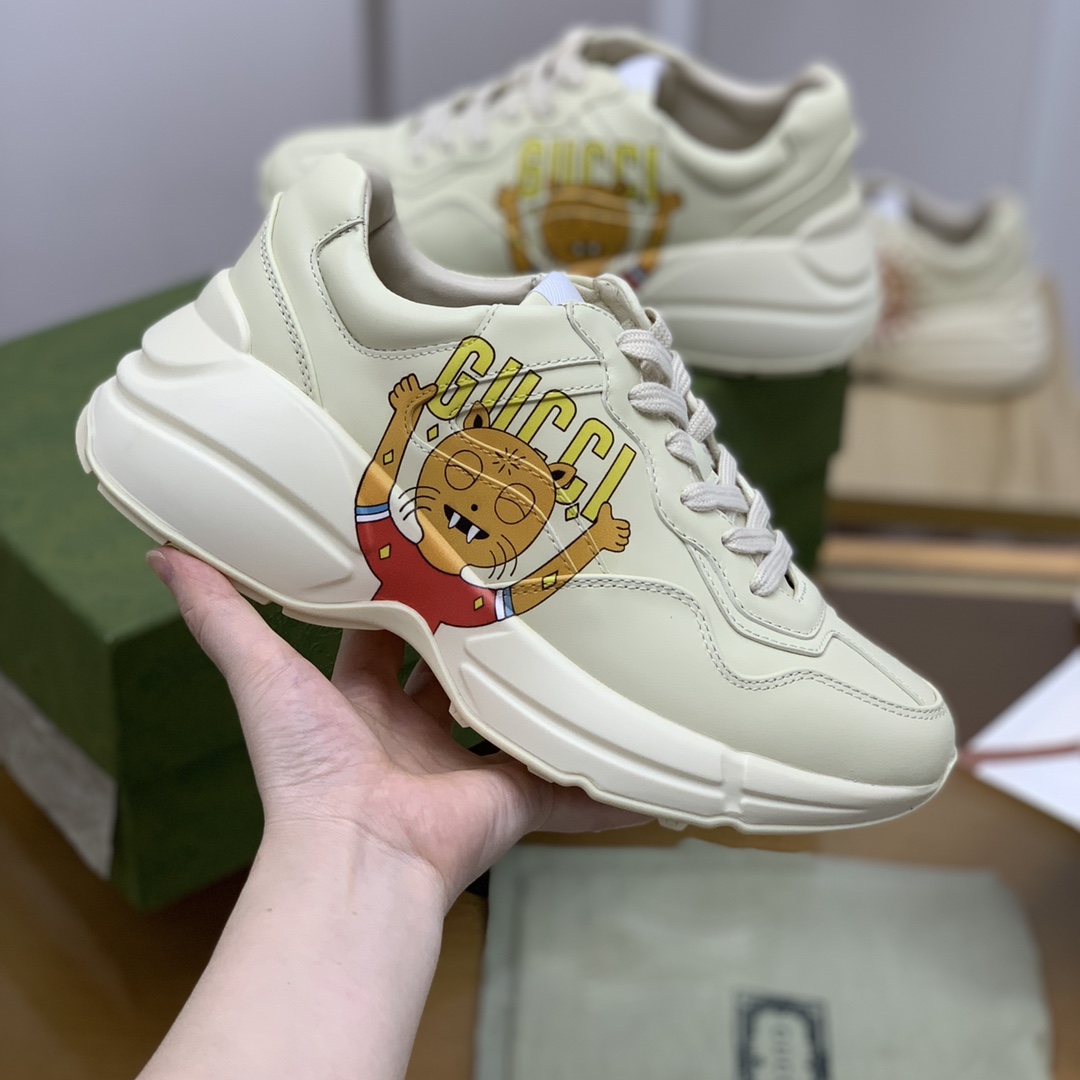 Gucci古驰 【新款G家高版本】男女款复古运动鞋