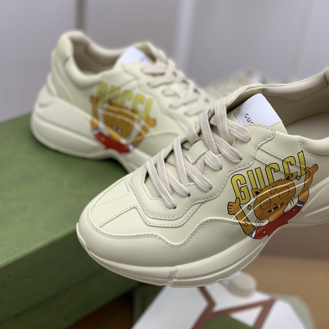 Gucci古驰 【新款G家高版本】男女款复古运动鞋