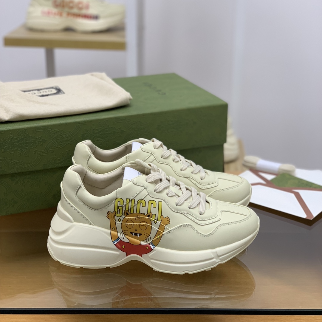 Gucci古驰 【新款G家高版本】男女款复古运动鞋