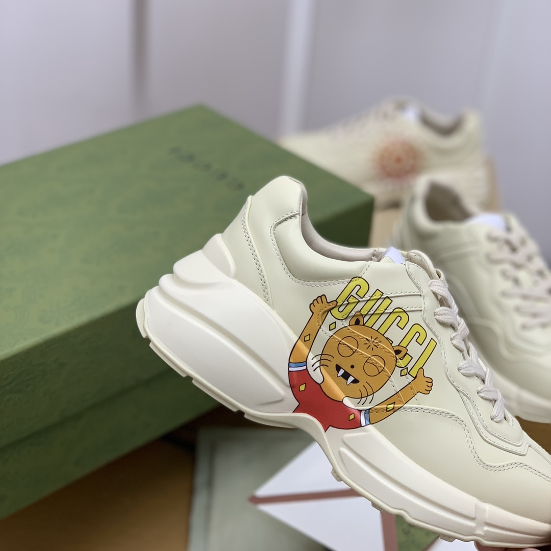 Gucci古驰 【新款G家高版本】男女款复古运动鞋