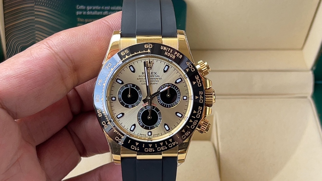 Rolex Daytona Orologio da Polso Blu Gomma