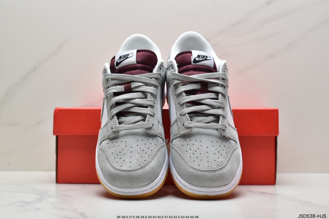 200 耐克Nike SB Dunk Low Pro 复古低帮 头层皮休闲运动滑板板鞋DD1503-601