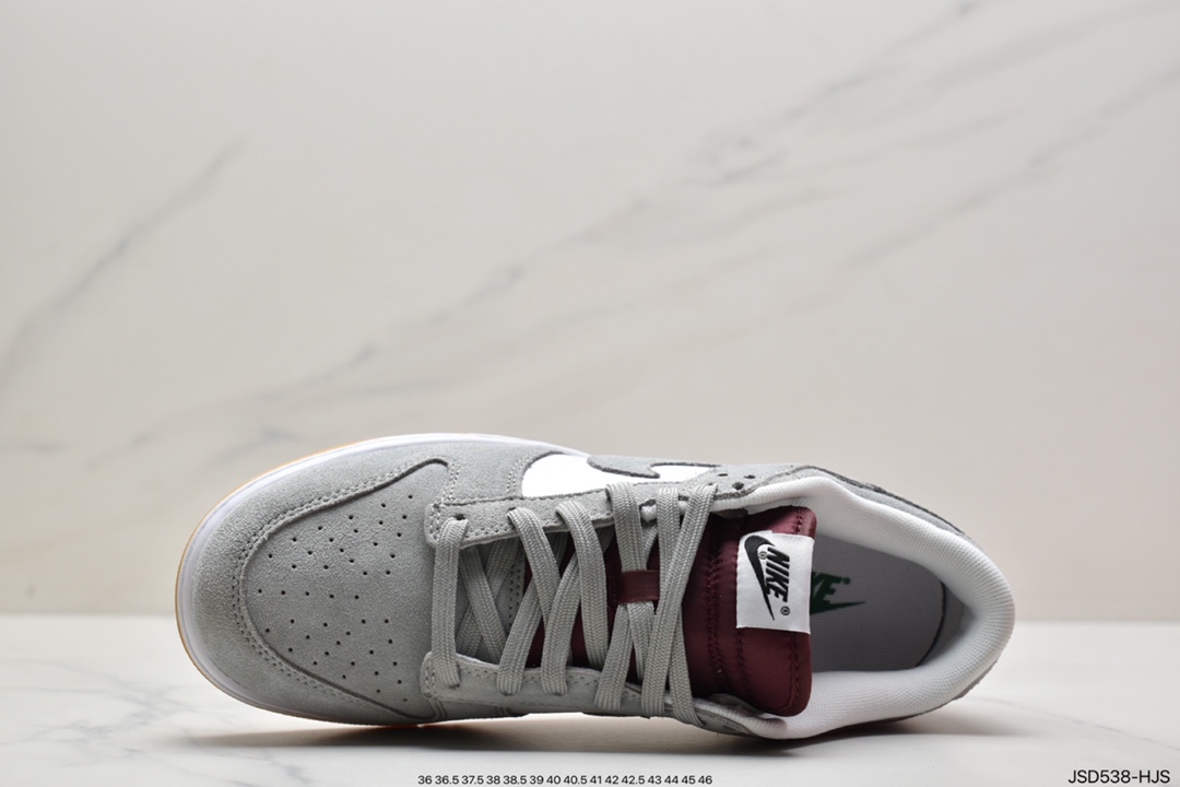 200 耐克Nike SB Dunk Low Pro 复古低帮 头层皮休闲运动滑板板鞋DD1503-601