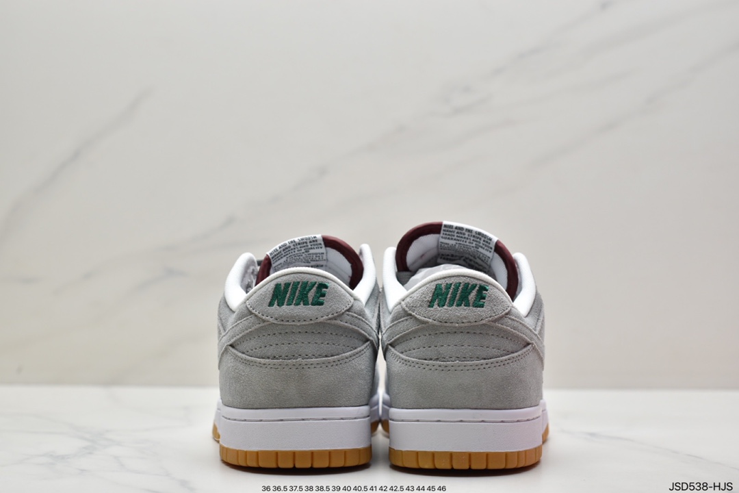 200 耐克Nike SB Dunk Low Pro 复古低帮 头层皮休闲运动滑板板鞋DD1503-601