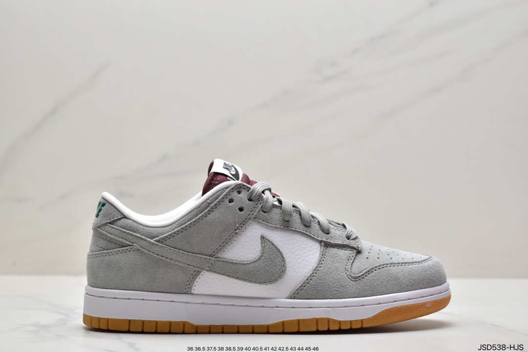 200 耐克Nike SB Dunk Low Pro 复古低帮 头层皮休闲运动滑板板鞋DD1503-601