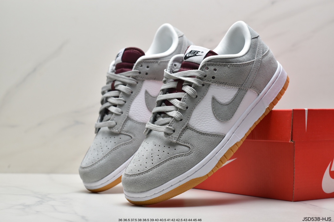 200 耐克Nike SB Dunk Low Pro 复古低帮 头层皮休闲运动滑板板鞋DD1503-601
