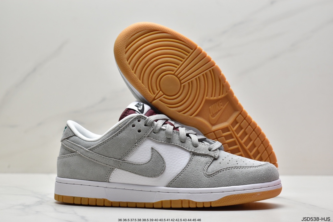 200 耐克Nike SB Dunk Low Pro 复古低帮 头层皮休闲运动滑板板鞋DD1503-601