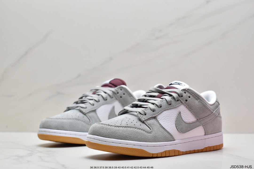 200 耐克Nike SB Dunk Low Pro 复古低帮 头层皮休闲运动滑板板鞋DD1503-601