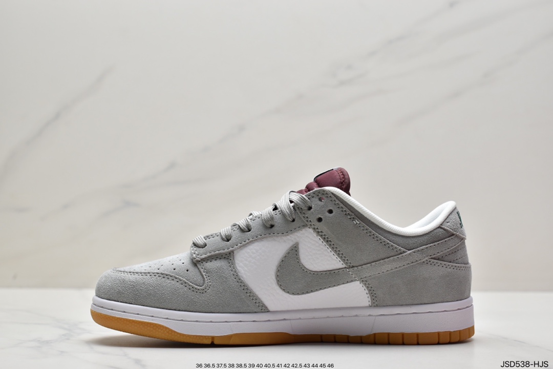200 耐克Nike SB Dunk Low Pro 复古低帮 头层皮休闲运动滑板板鞋DD1503-601