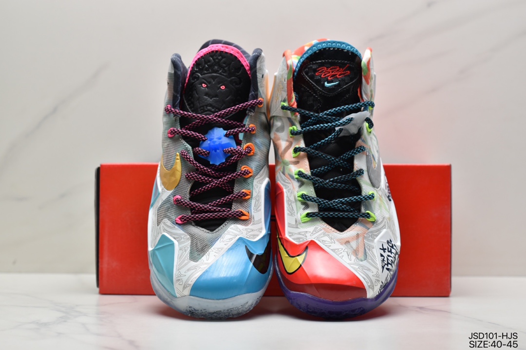 200 耐克 Nike LeBron 11 ＂What The LeBron＂全新的 Nike LeBron 11 “What The LeBron” 650884-400