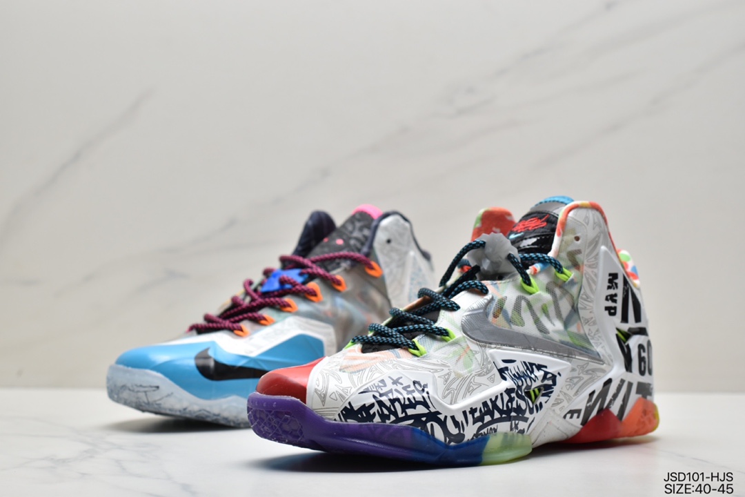 200 耐克 Nike LeBron 11 ＂What The LeBron＂全新的 Nike LeBron 11 “What The LeBron” 650884-400