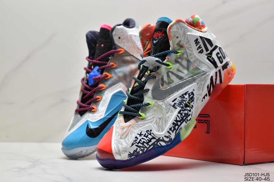 200 耐克 Nike LeBron 11 ＂What The LeBron＂全新的 Nike LeBron 11 “What The LeBron” 650884-400