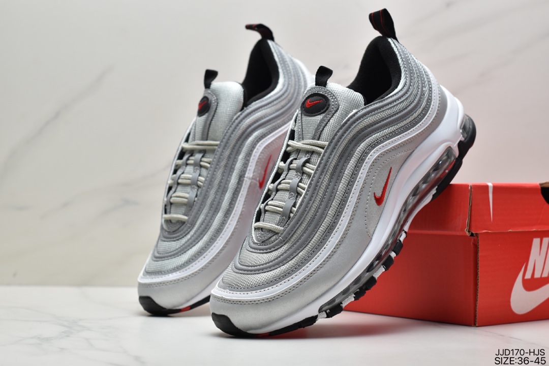 130 耐克NIKE AIR MAX 97子弹 复古全掌气垫跑步鞋
