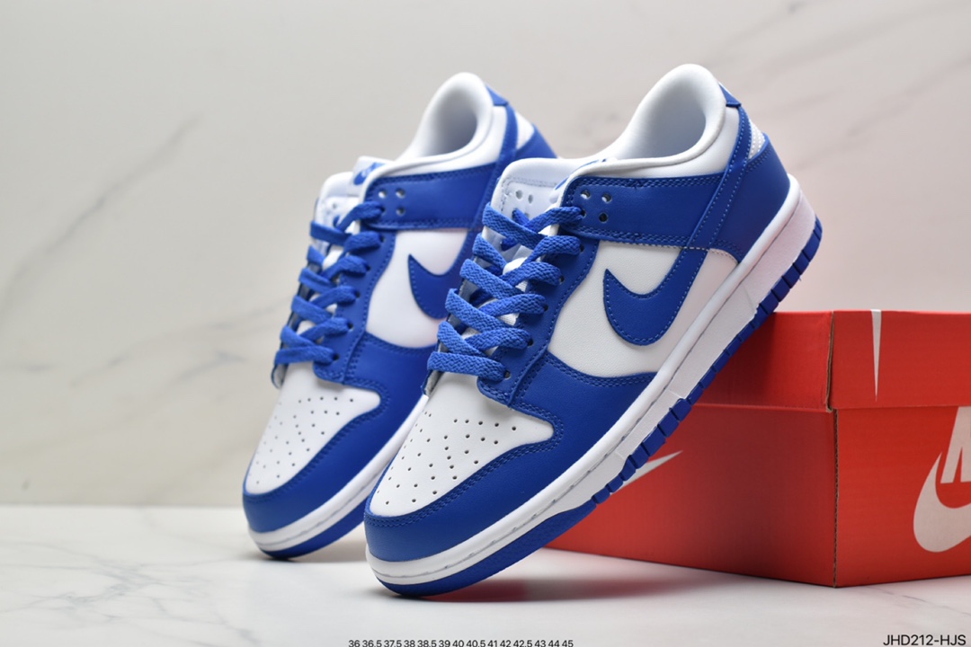 190 耐克Nike SB Dunk Low Pro 复古低帮 头层皮 休闲运动滑板板鞋DD1503-601