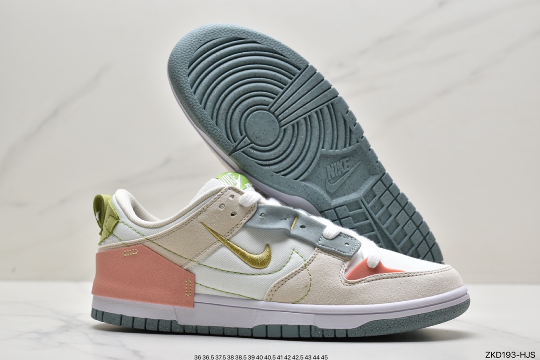 270 耐克 Nike Dunk Low Disrupt 2“Pale lvory” 奶油白粉DH4402-100