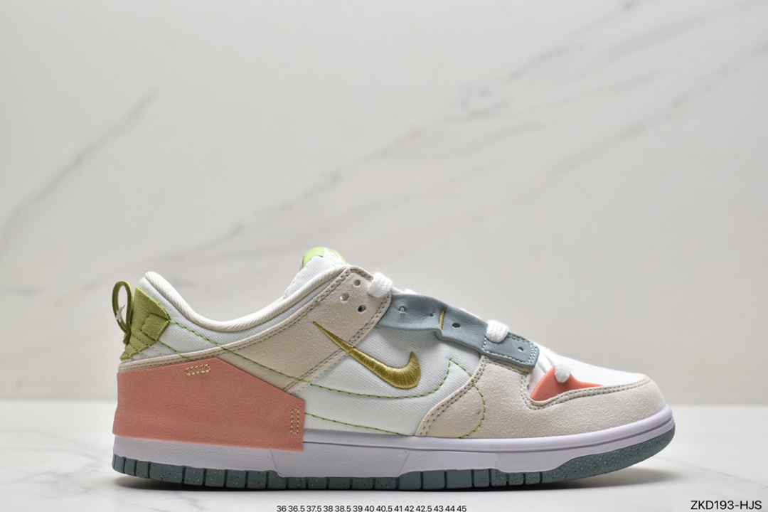 270 耐克 Nike Dunk Low Disrupt 2“Pale lvory” 奶油白粉DH4402-100