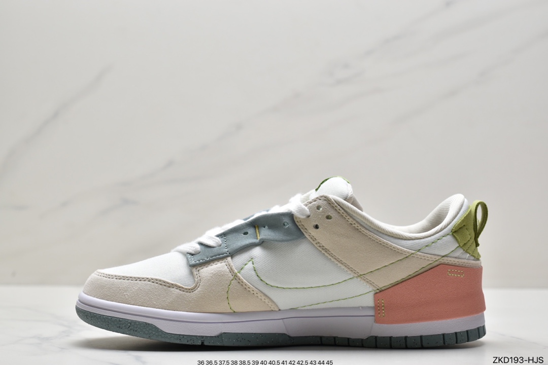 270 耐克 Nike Dunk Low Disrupt 2“Pale lvory” 奶油白粉DH4402-100