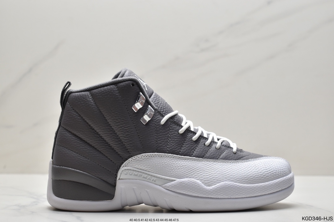 500  Air Jordan 12 “Stealth”灰白鞋款以灰色CT8013-015