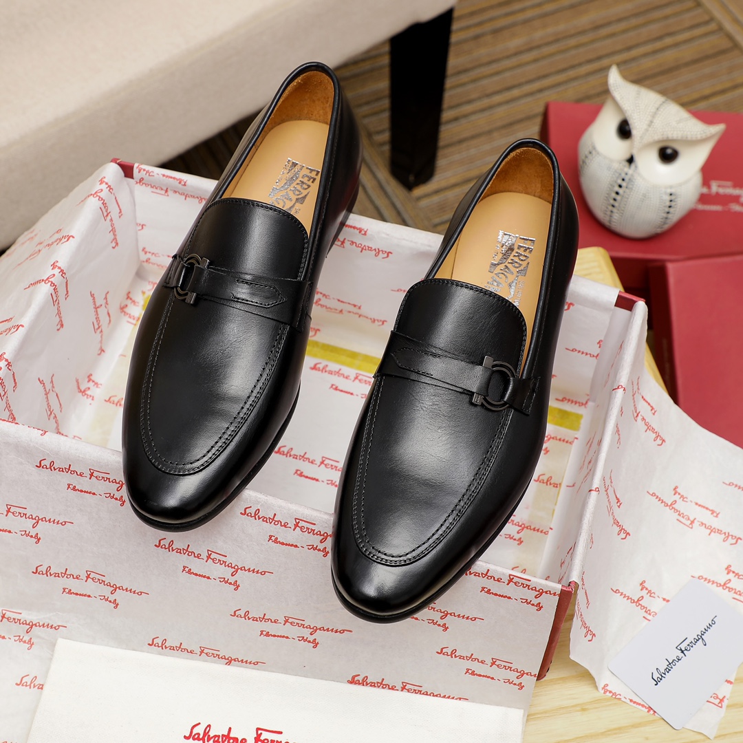 J5  Ferragamo 菲拉格慕 休闲皮鞋正码