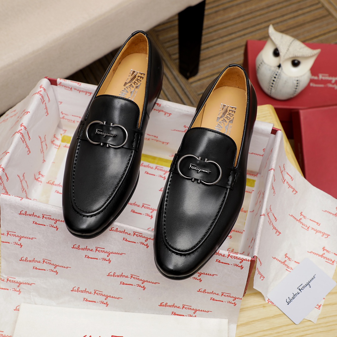 J5  Ferragamo 菲拉格慕 休闲皮鞋正码