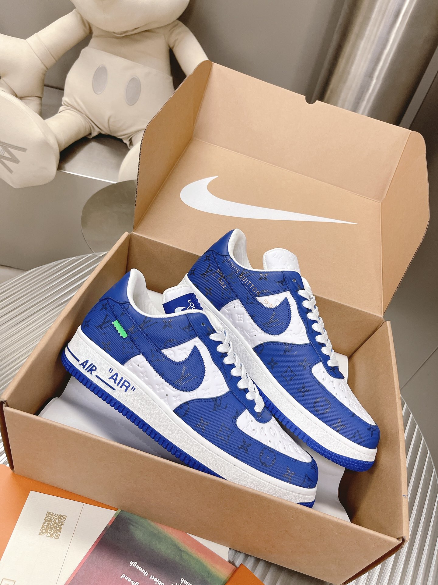 couple models Lv co-branded Nike Nike Air Jordan1 Low AJ1 Jordan generación de low-top clásico retro