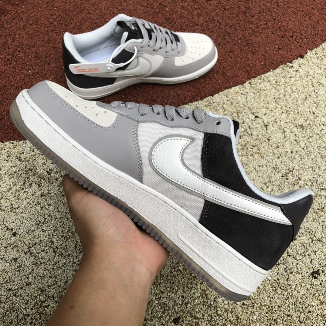 280  Nike Air Force 1 Low 07 AF1 白灰黑休闲板鞋 ao2425-001