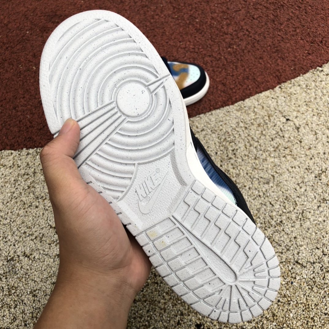 430  Nike Dunk Low RETRO海军蓝 扎染 涂鸦 低帮休闲滑板鞋DM0108-400