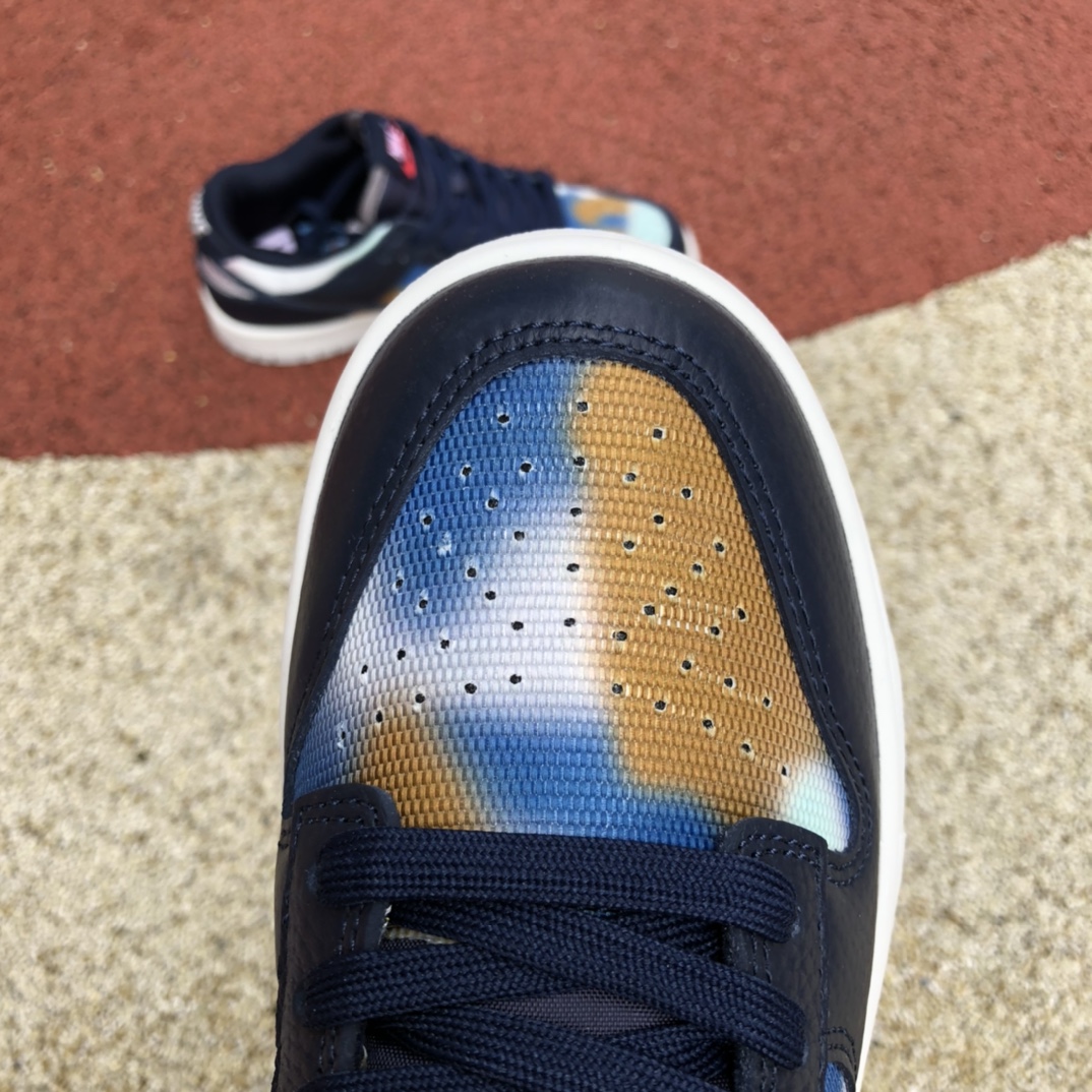 430  Nike Dunk Low RETRO海军蓝 扎染 涂鸦 低帮休闲滑板鞋DM0108-400