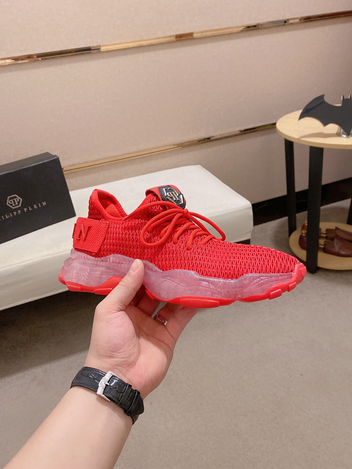 Precio de fábrica: 290PHILIPP PLEIN marca de la marea alemana, boutique única original, entrenadores