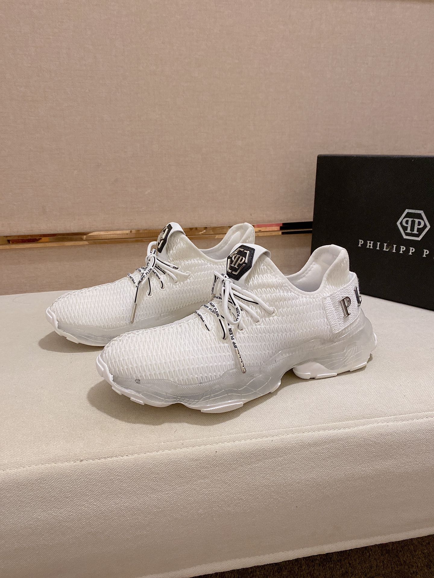 Precio de fábrica: 290PHILIPP PLEIN Marca de moda alemana, boutique única original, zapatillas de de