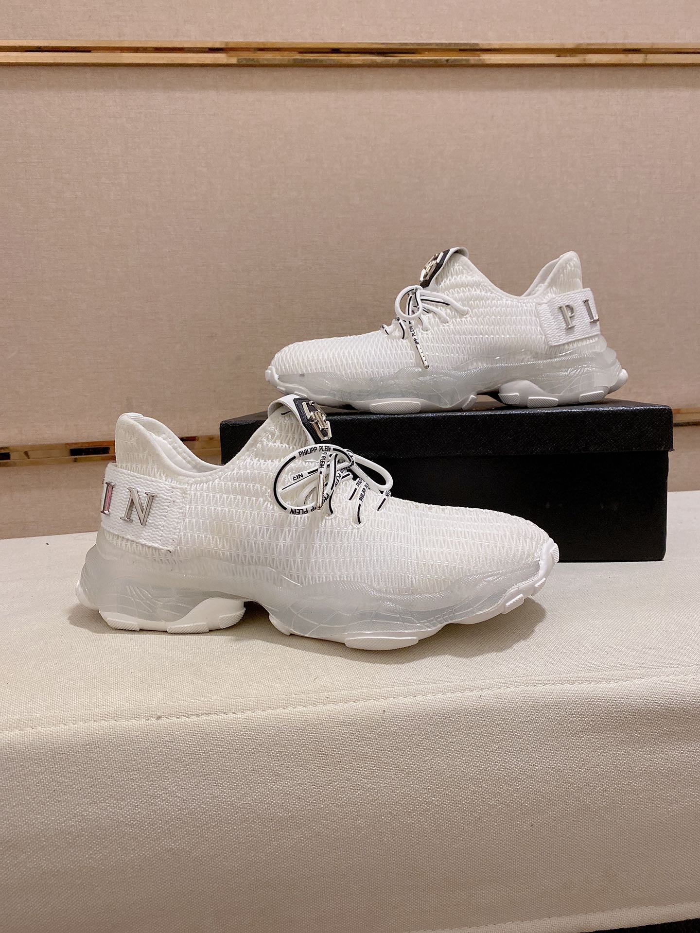 Precio de fábrica: 290PHILIPP PLEIN Marca de moda alemana, boutique única original, zapatillas de de