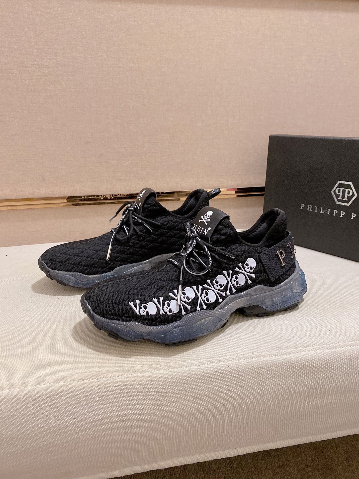 Precio de fábrica: 310PHILIPP PLEIN marca marea alemana, boutique única original, entrenadores casua