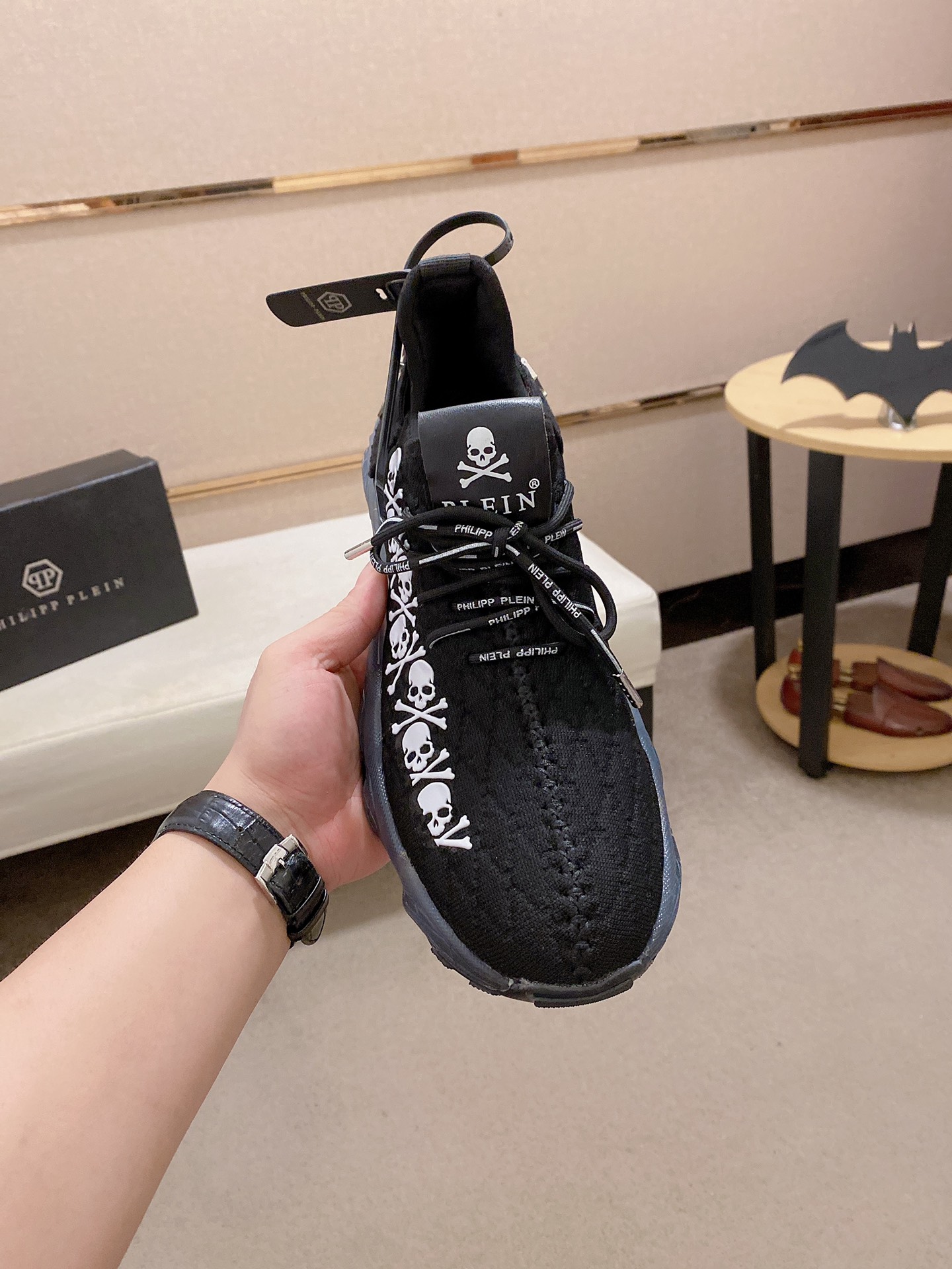 Precio de fábrica: 310PHILIPP PLEIN marca marea alemana, boutique única original, entrenadores casua