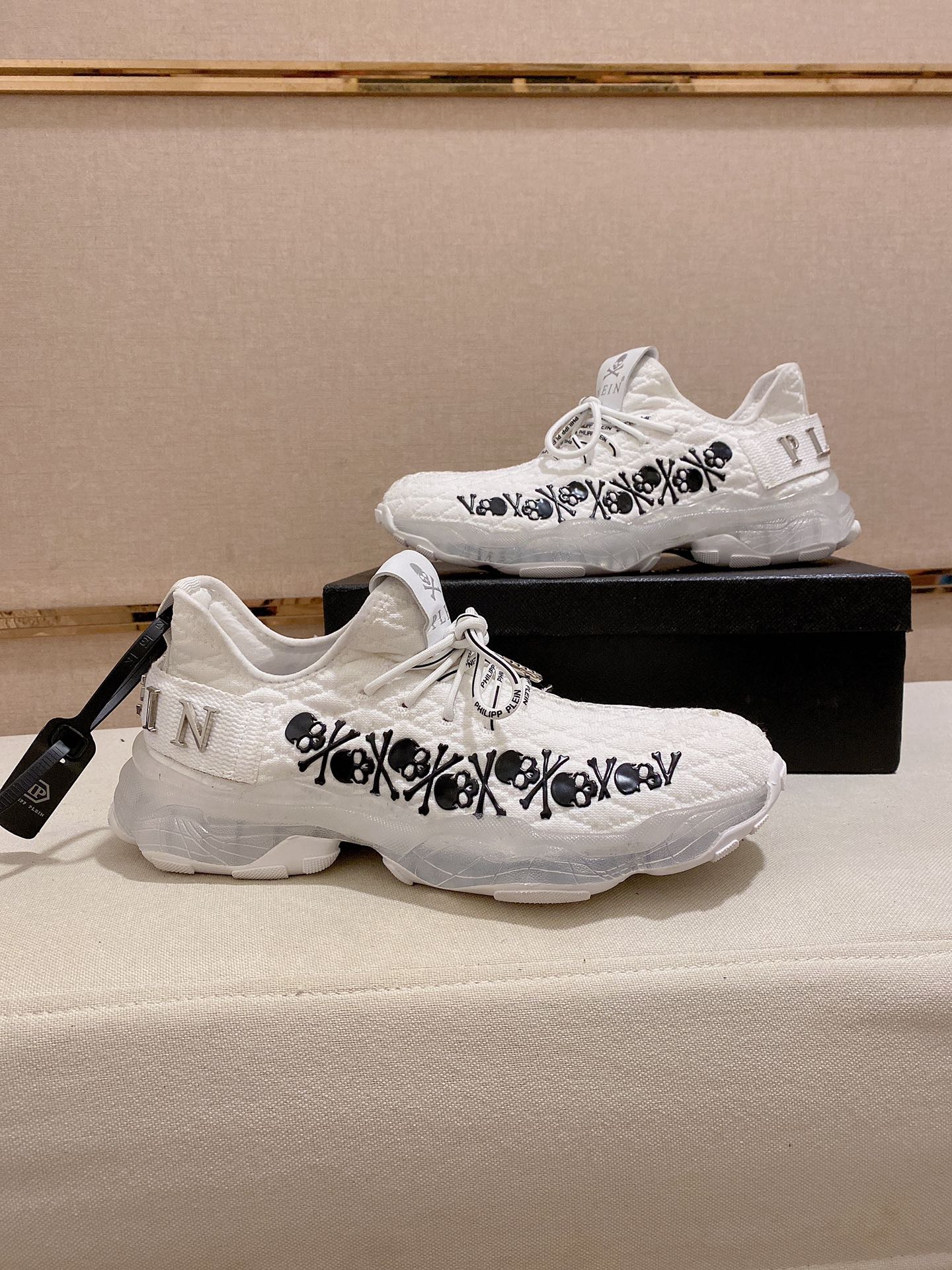 Precio de fábrica: 310PHILIPP PLEIN marca marea alemana, boutique única original, entrenadores casua