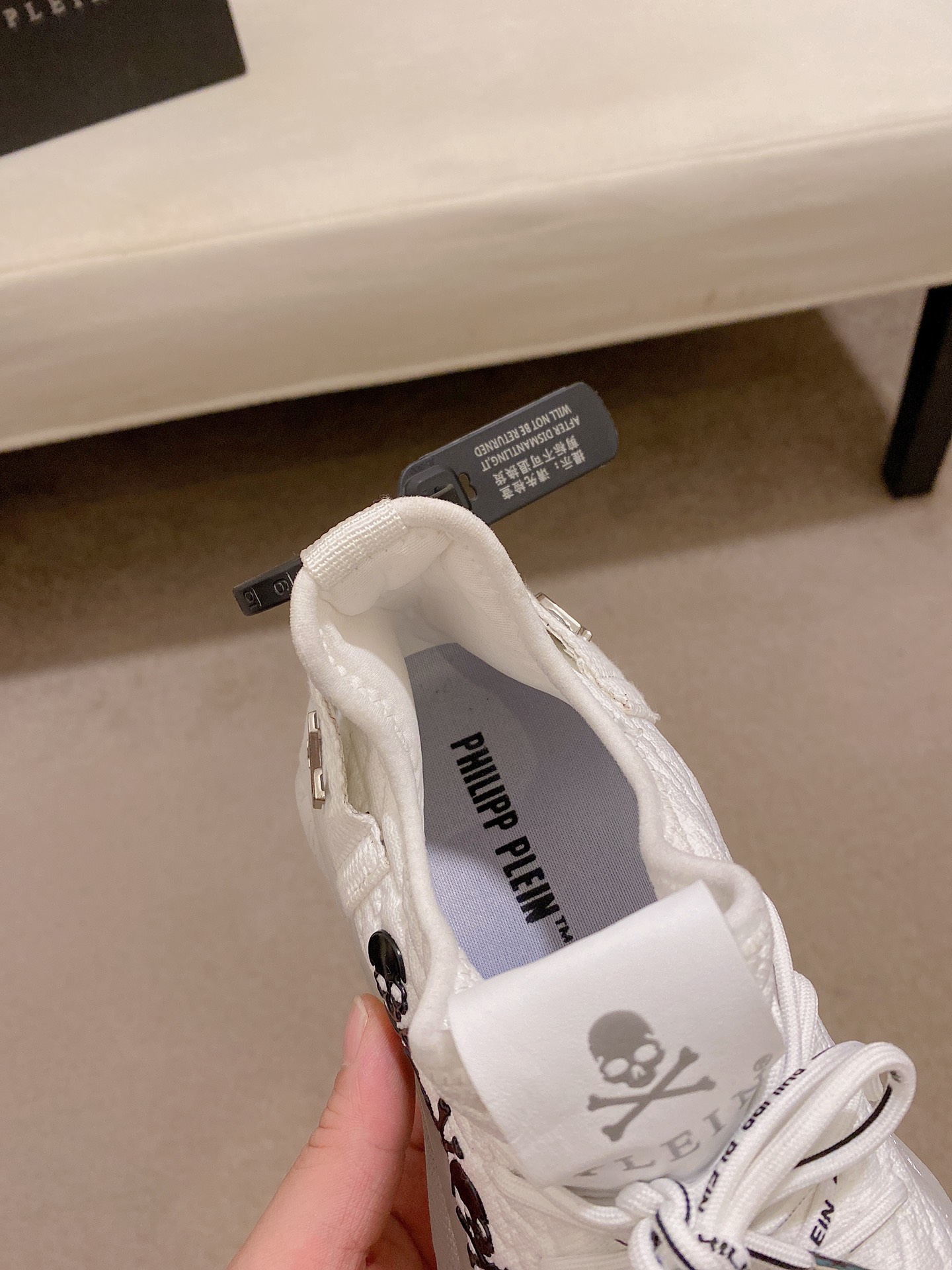 Precio de fábrica: 310PHILIPP PLEIN marca marea alemana, boutique única original, entrenadores casua