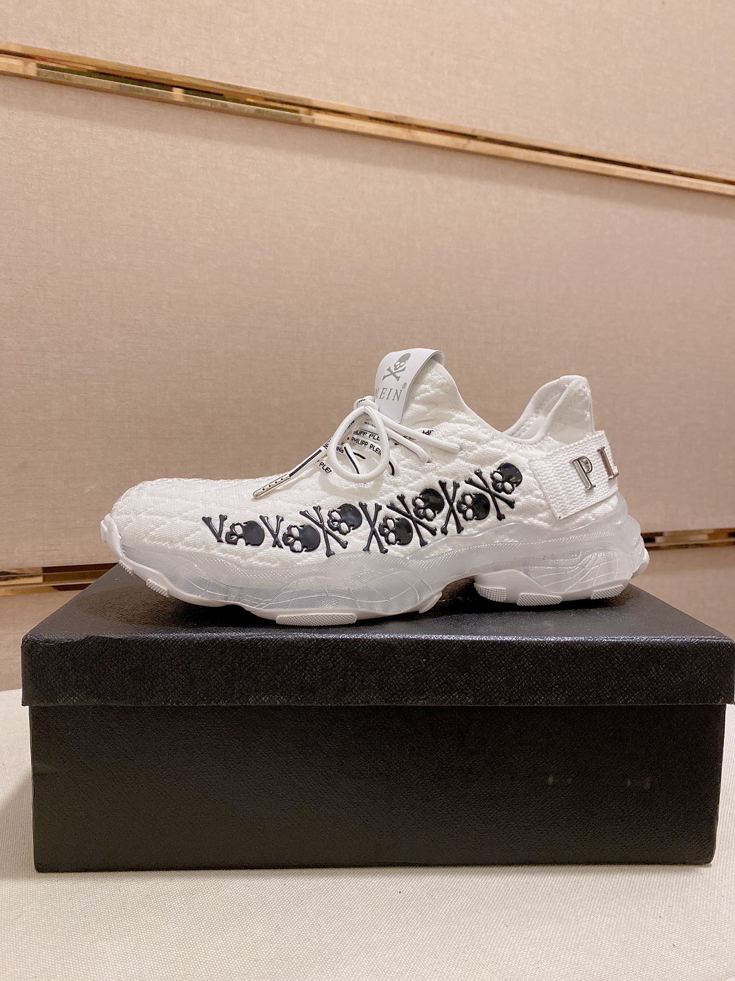 Precio de fábrica: 310PHILIPP PLEIN marca marea alemana, boutique única original, entrenadores casua