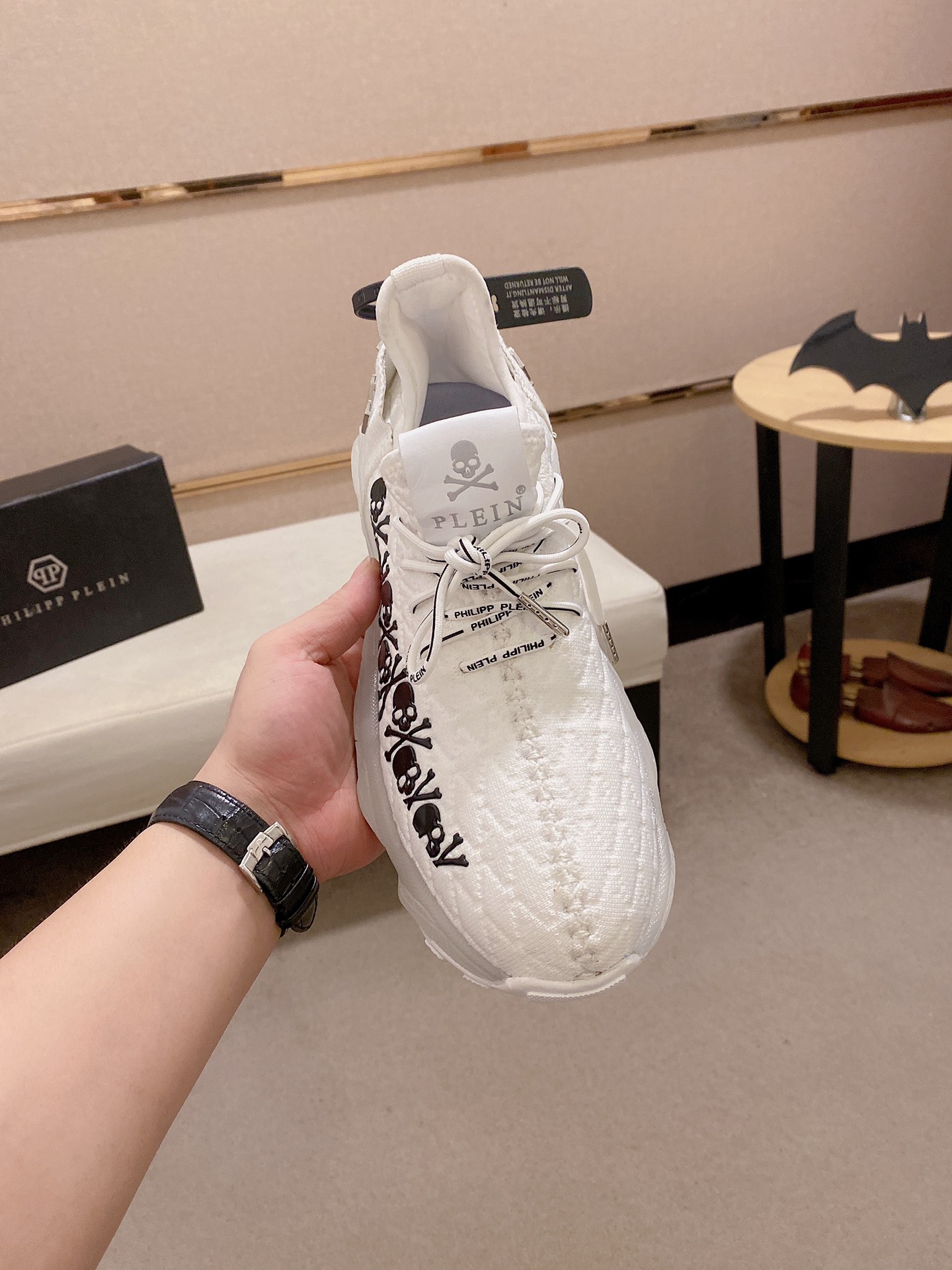 Precio de fábrica: 310PHILIPP PLEIN marca marea alemana, boutique única original, entrenadores casua