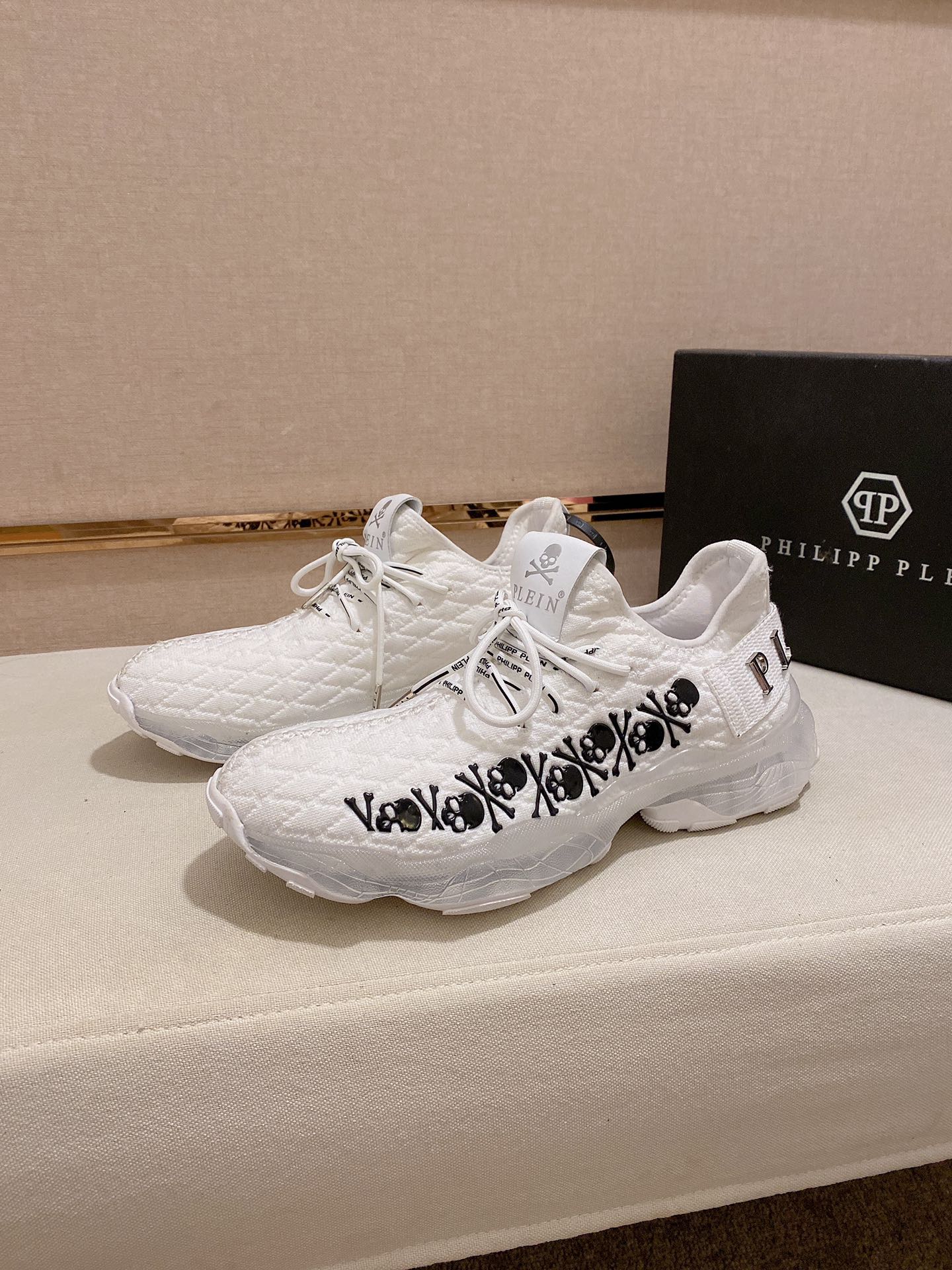 Precio de fábrica: 310PHILIPP PLEIN marca marea alemana, boutique única original, entrenadores casua