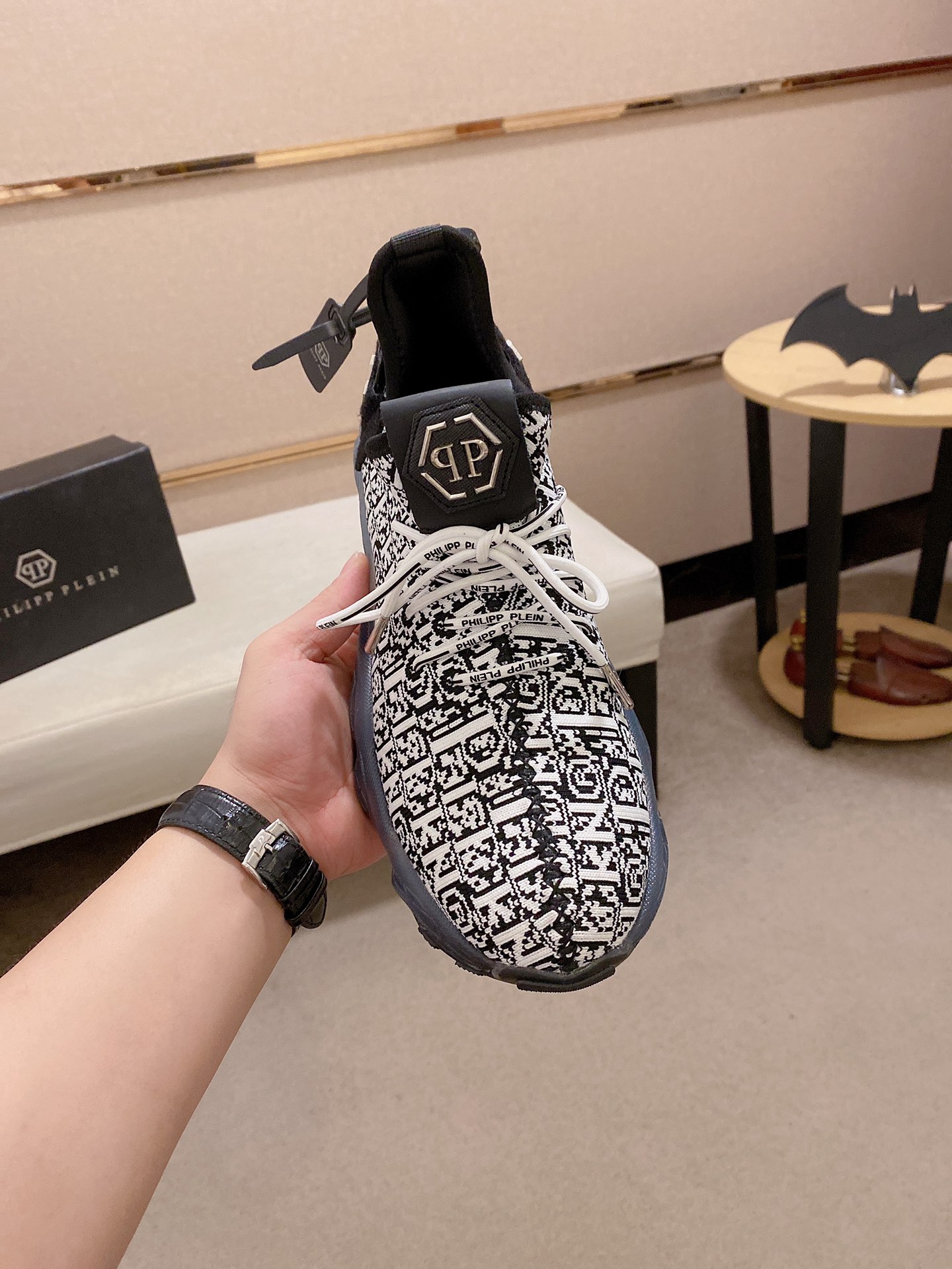 Precio de fábrica: 310PHILIPP PLEIN marca marea alemana, boutique única original, entrenadores casua