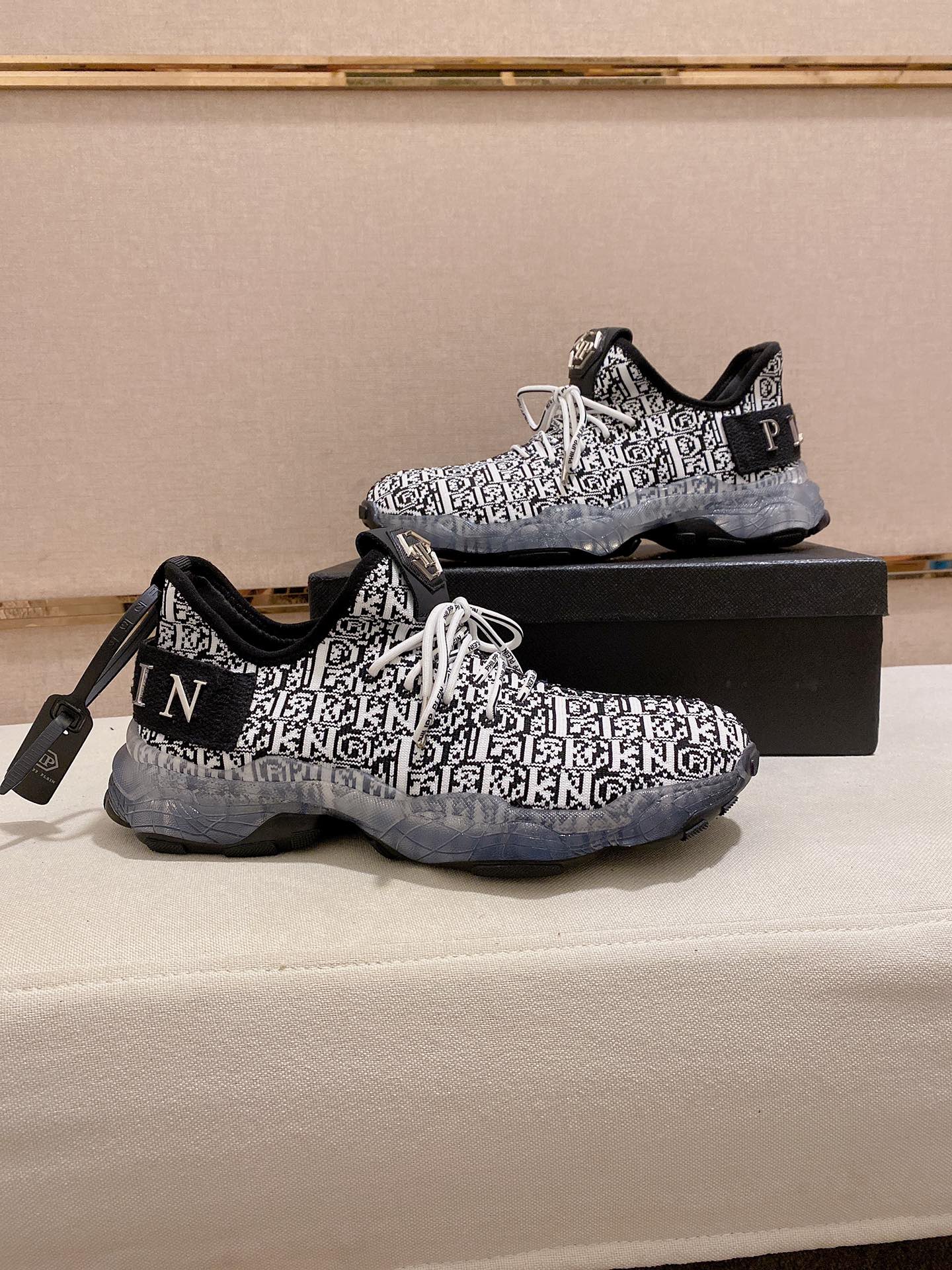 Precio de fábrica: 310PHILIPP PLEIN marca marea alemana, boutique única original, entrenadores casua
