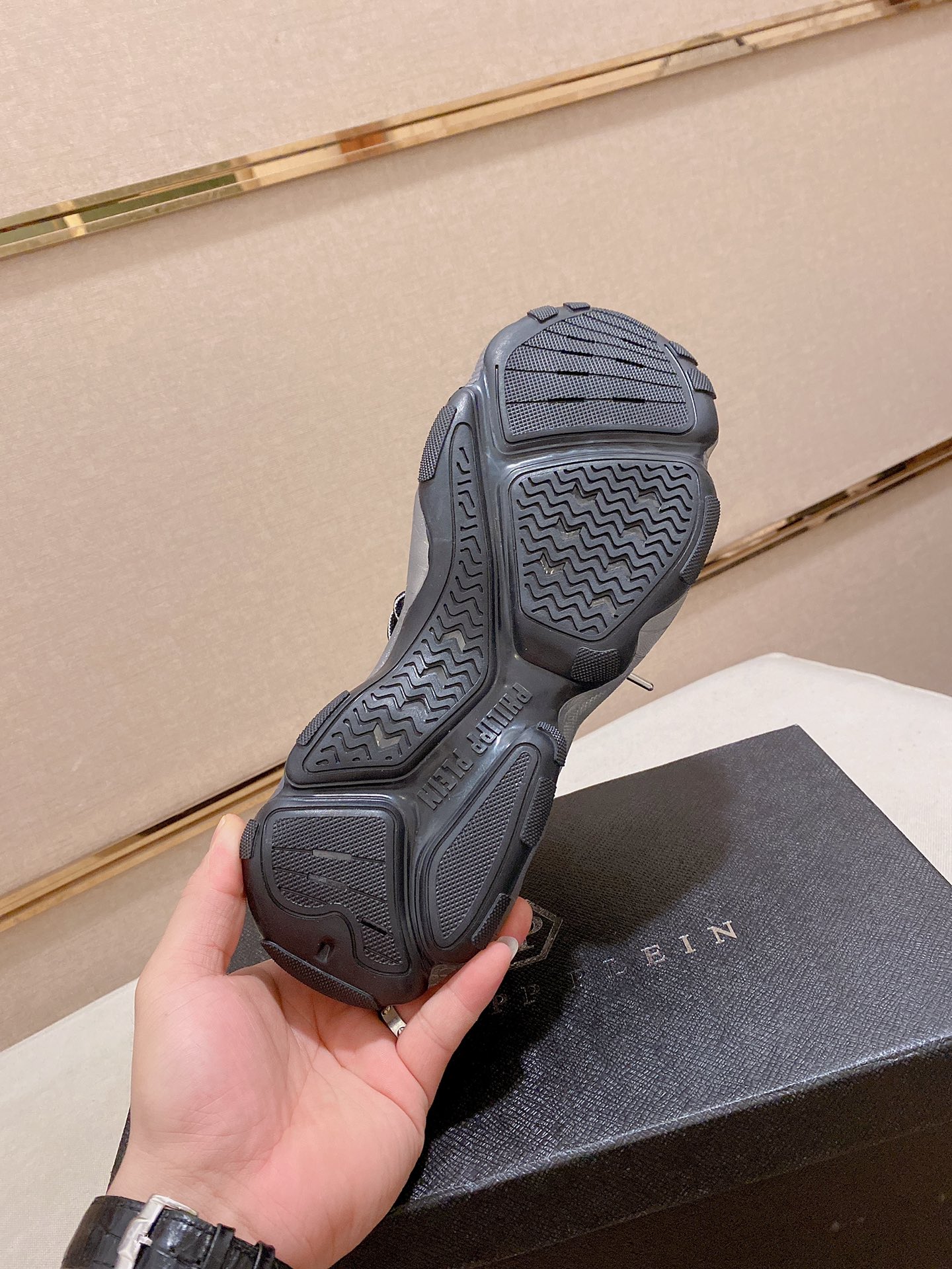 Precio de fábrica: 310PHILIPP PLEIN marca marea alemana, boutique única original, entrenadores casua